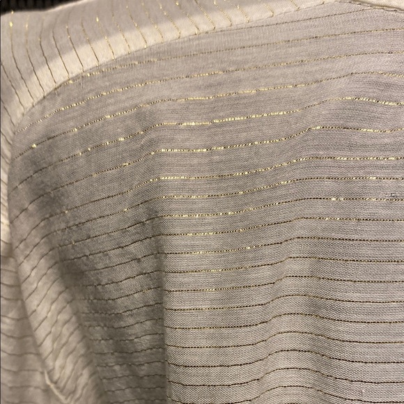 LOFT Cream and Tan Relaxed Long Sleeve Tunic - Picture 5 of 14